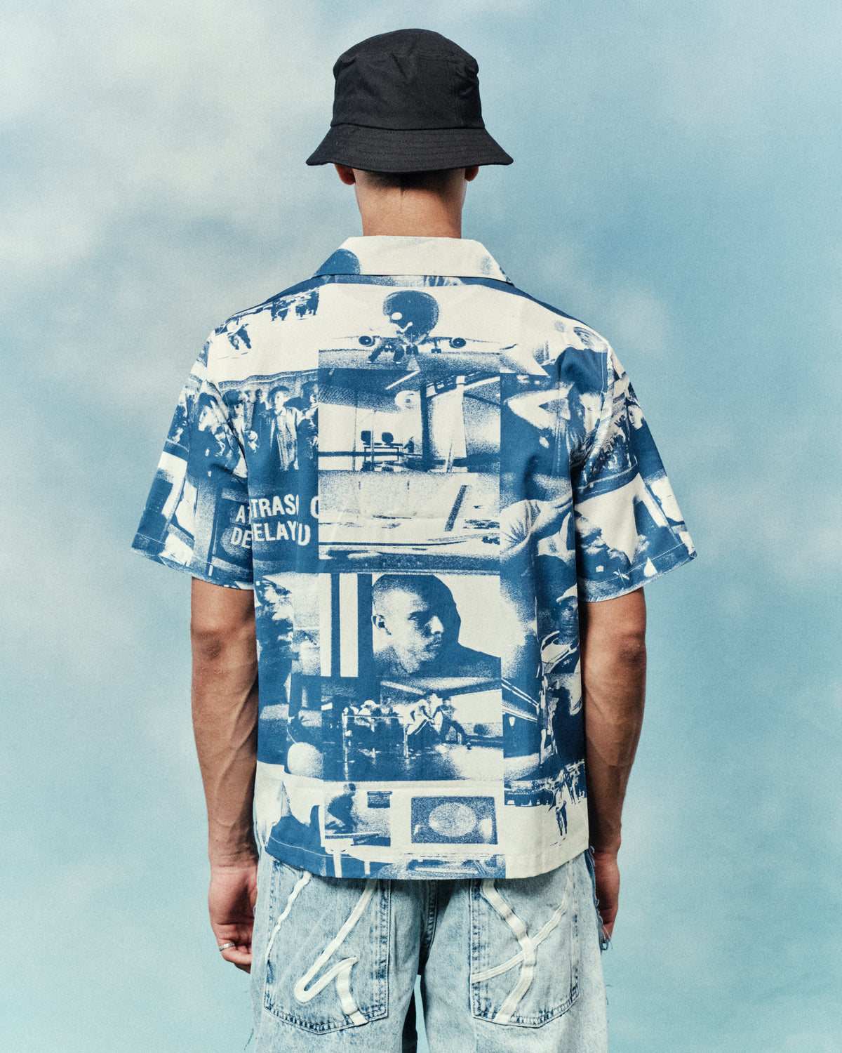 AOF | Airport Button Down Shirt | Graphic Print | Art of Football