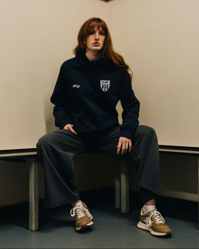 ART OF x Sunderland Heritage Hoodie | Navy Printed Football Sweat