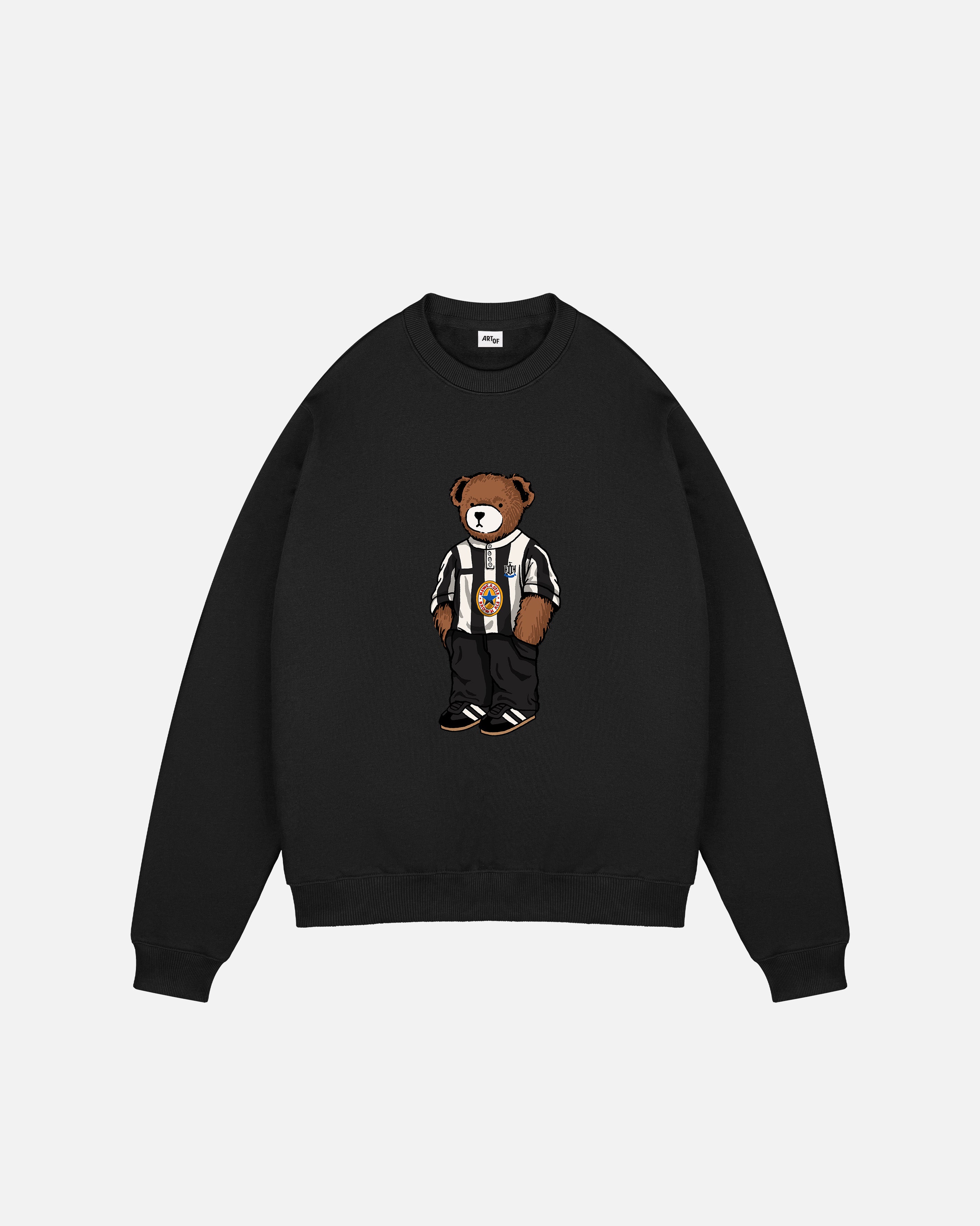 ART OF Toon Home Pickles Sweat | NUFC Black Graphic Football Top