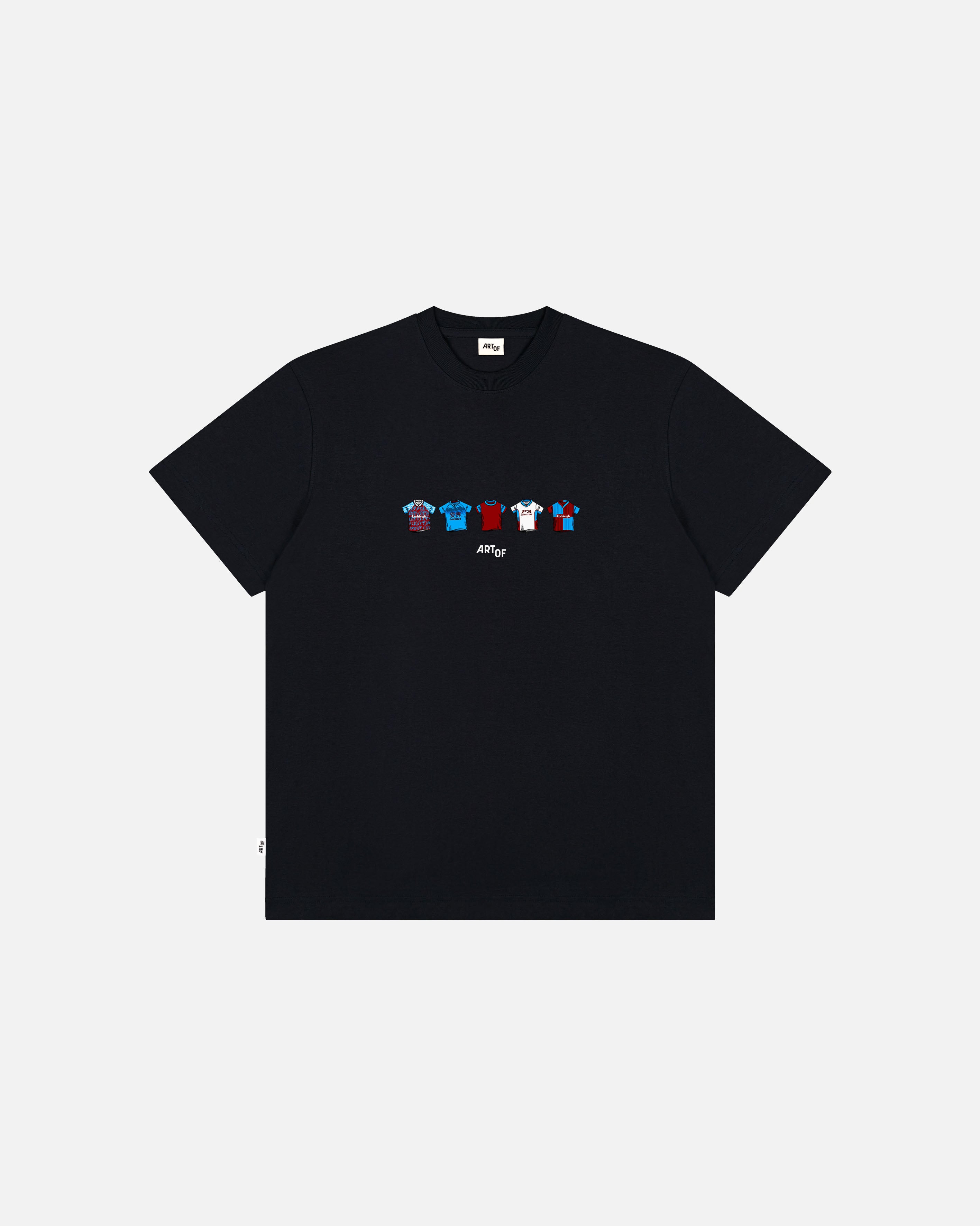 ART OF x Burnley Printed Classics Tee | Black Graphic Football T-shirt