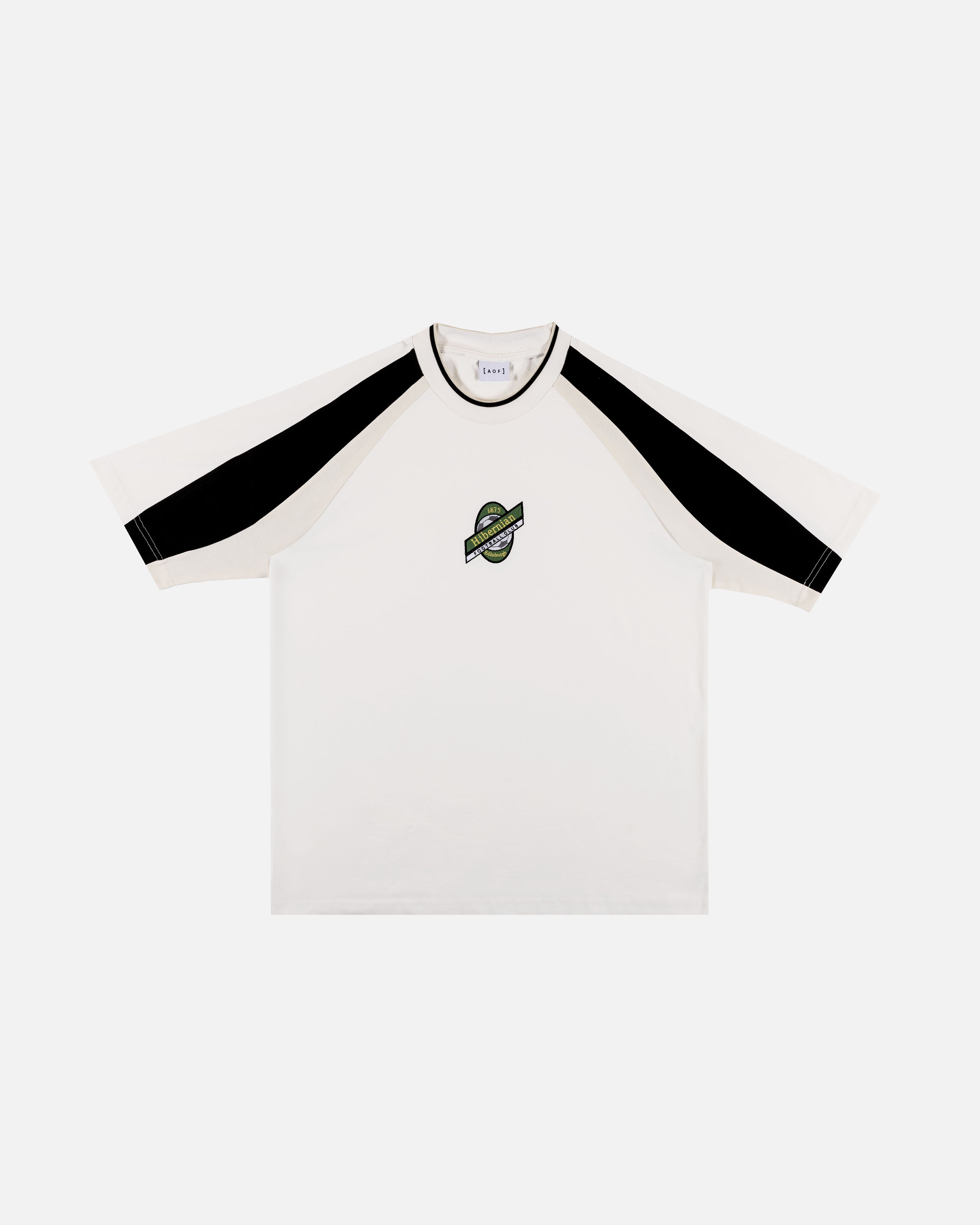 AOF x Hibs 90s Oversized Panelled T-shirt | Art of Football