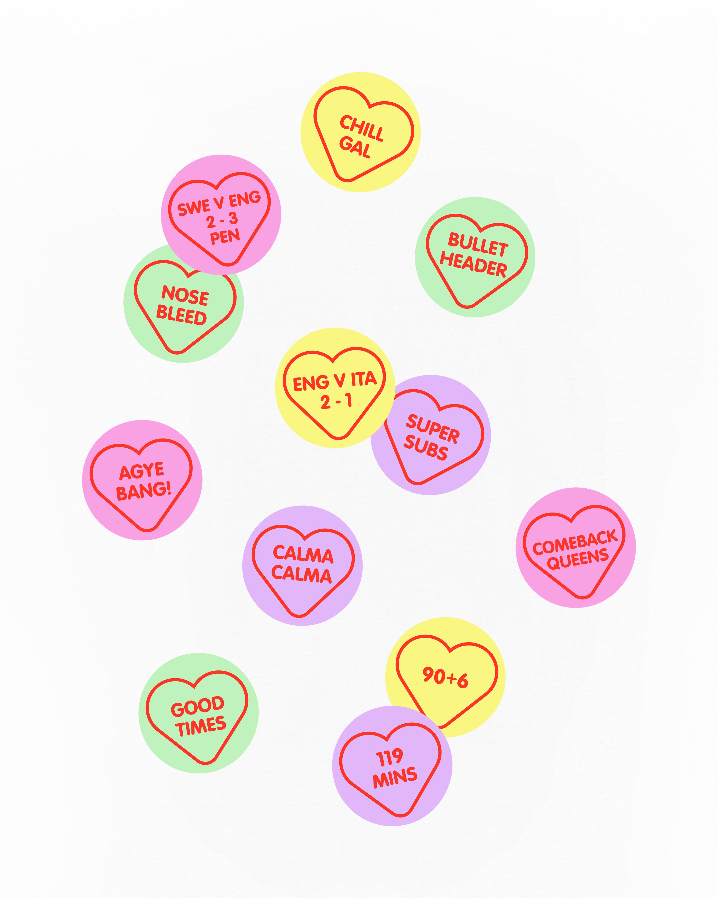 ART OF Football Sarina's Heartbreakers Tee | AOF White Graphic T-shirt