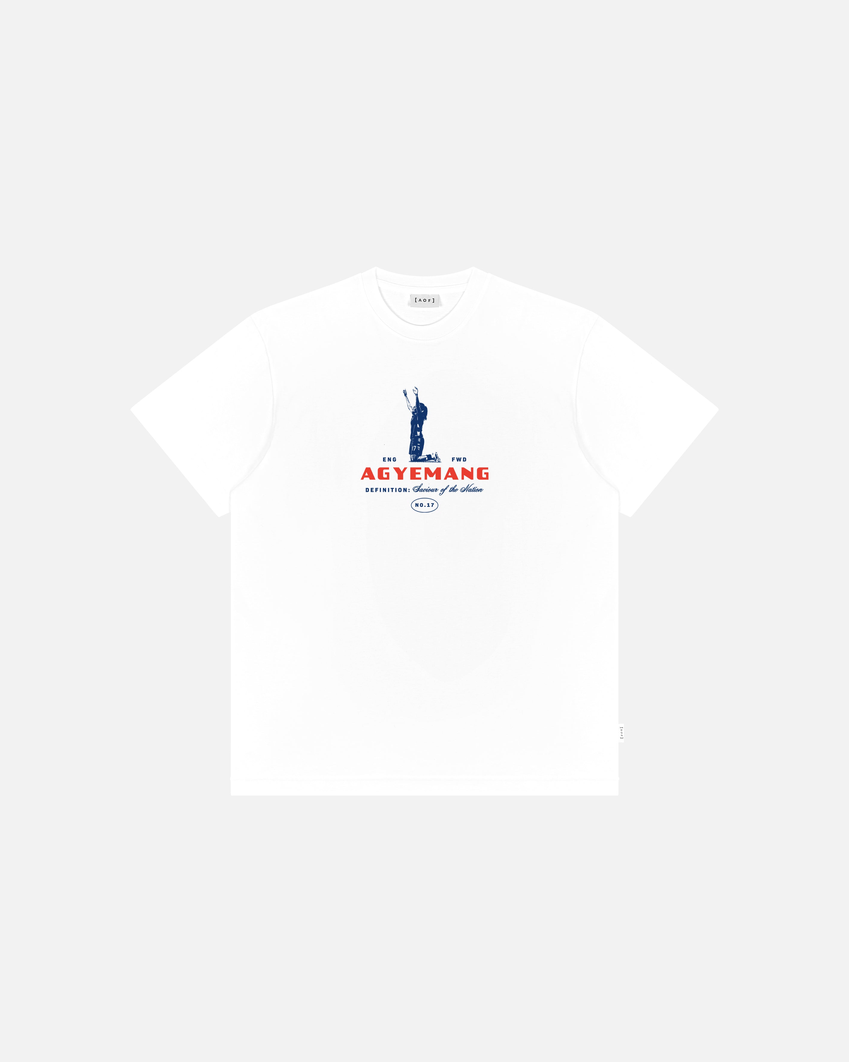 AOF Saviour Of The Nation Tee | White T-shirt | Art of Football