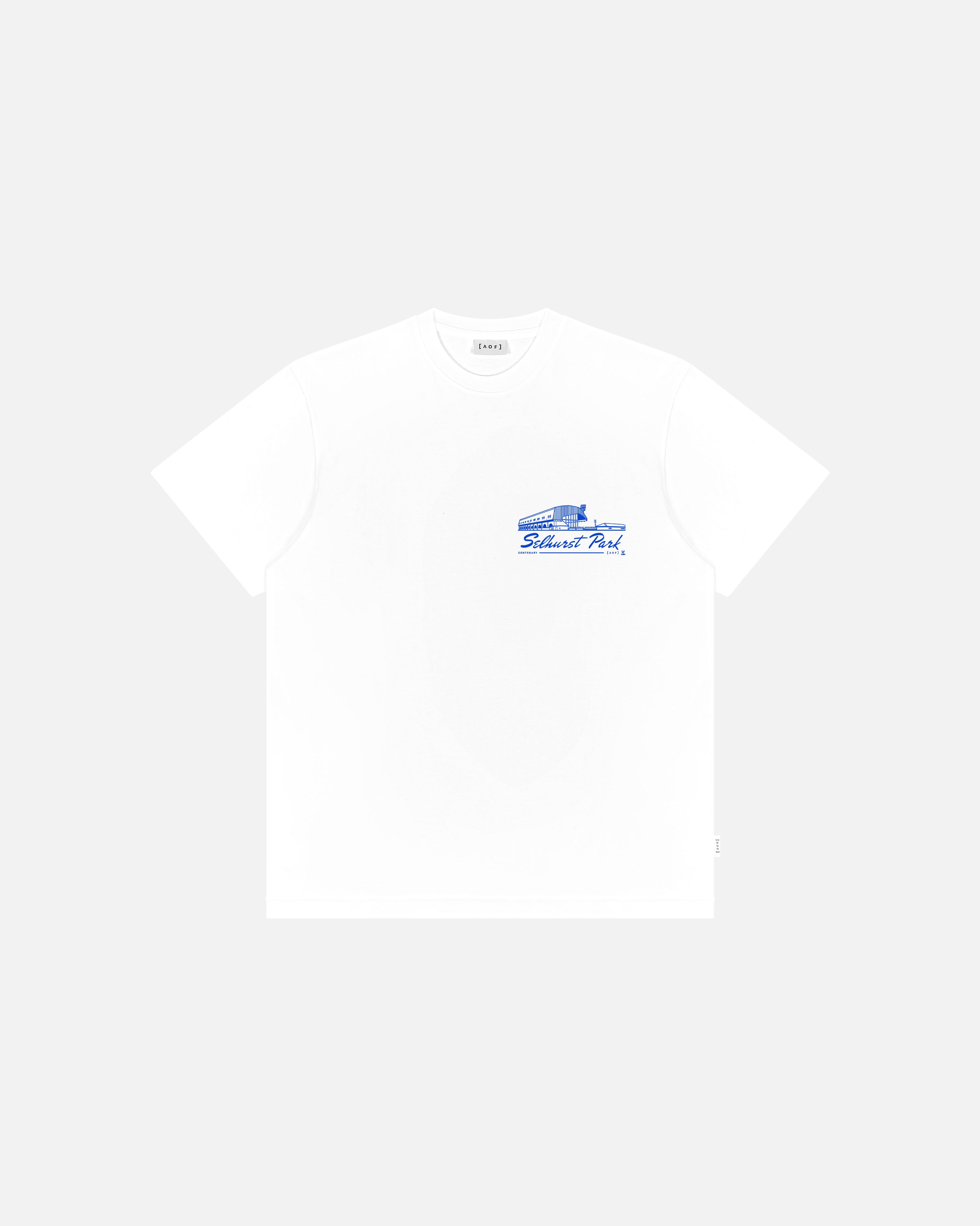 AOF x Crystal Palace Stadium Tee | White T-shirt | Art of Football