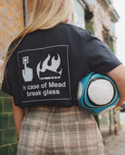 AOF Break Glass T-Shirt | Navy Graphic Tee | Art of Football