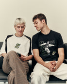 AOF x Hibs 90s Oversized Panelled T-shirt | Art of Football