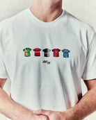 ART OF United Printed Classics Tee | White Graphic Football T-shirt