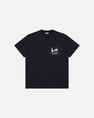 AOF Break Glass T-Shirt | Navy Graphic Tee | Art of Football