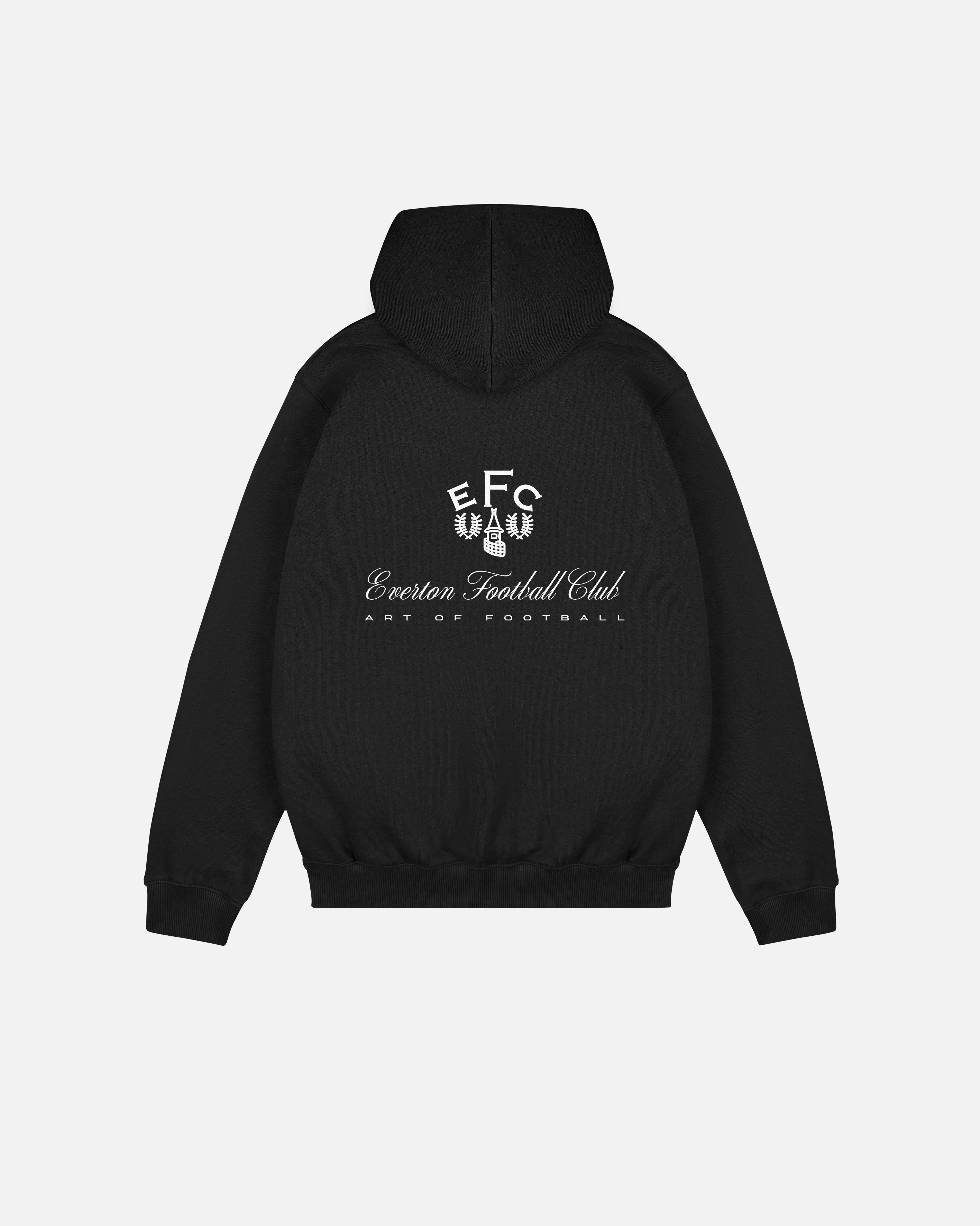 ART OF x Everton Heritage Hoodie | Black Printed Football Sweat