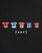 AOF Brentford Embroidered Classics | Black Hoodie | Art of Football