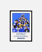 ART OF Everton Saturday Is For Football Framed Print | Football Art