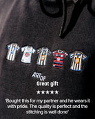 AOF Toon Embroidered Classics | Black Hoodie | Art of Football