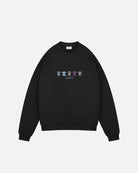 AOF Toon Embroidered Classics | Black Sweat | Art of Football