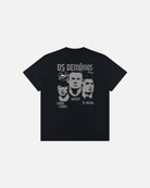 ART OF Secret Tournament Os Demônios | Black Graphic Football T-shirt