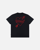 AOF I Heart The Boss Tee | Black Graphic T-shirt | Art of Football