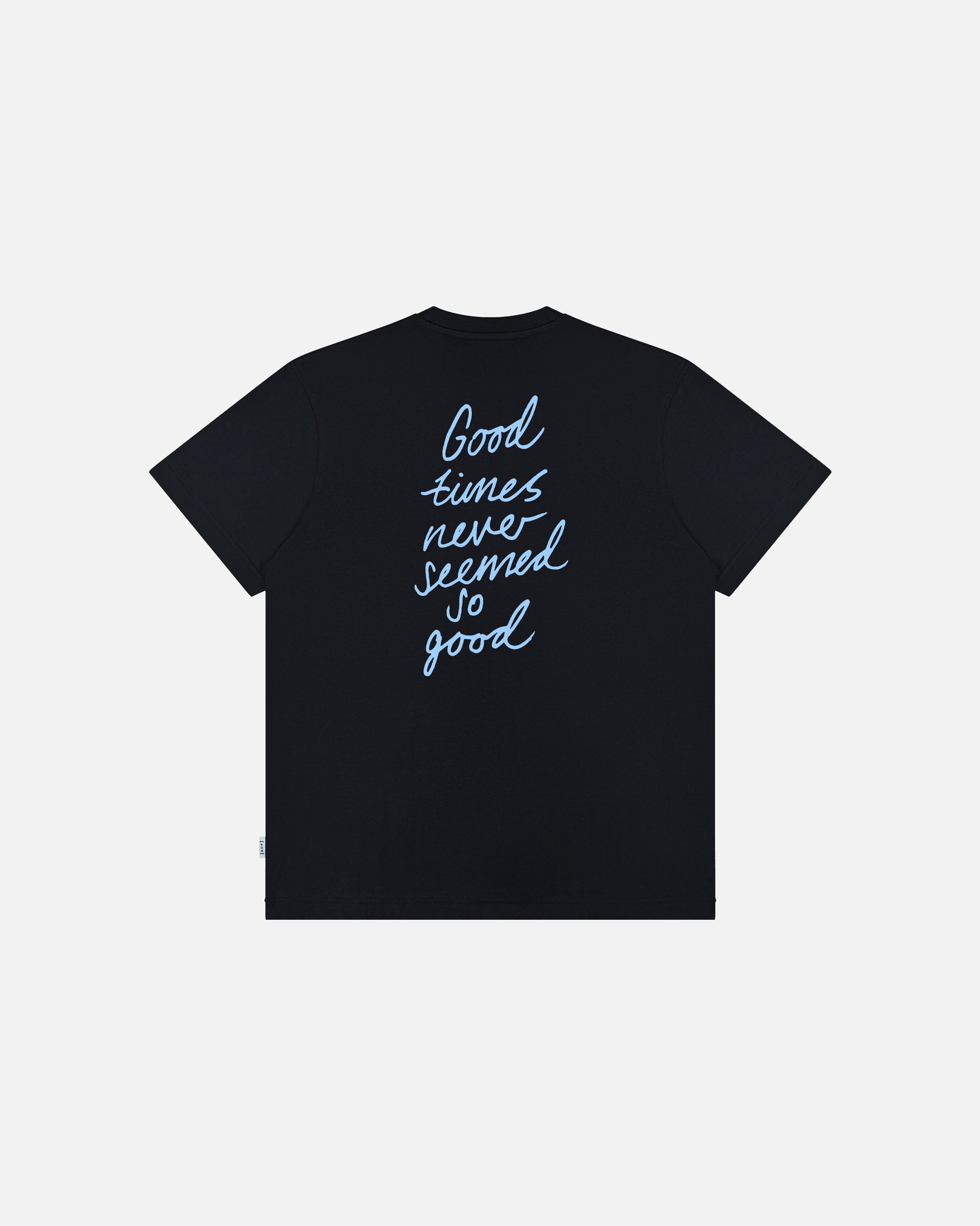 AOF Good Times Tee | Black Graphic T-shirt | Art of Football