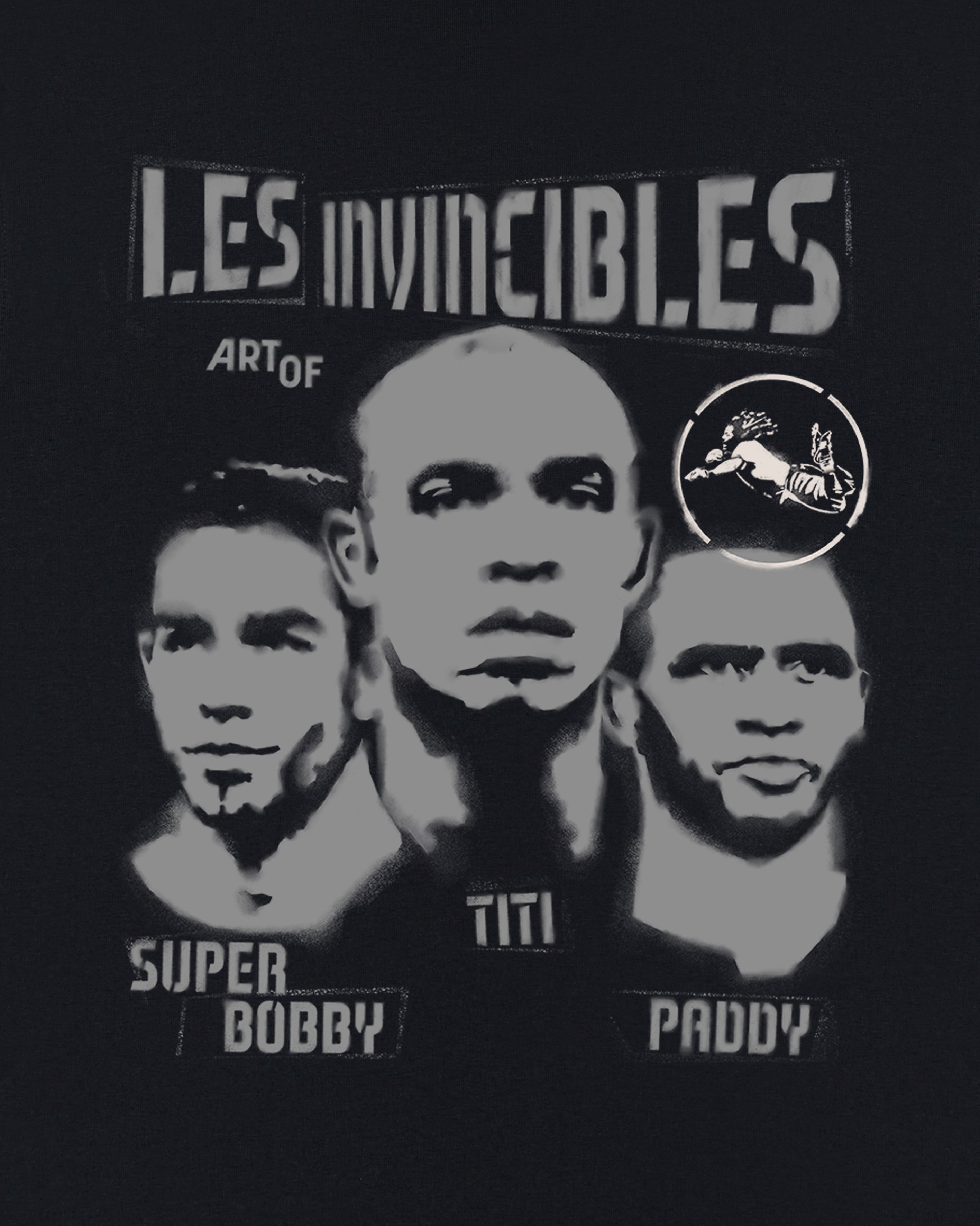 ART OF Secret Tournament Les Invincibles Tee | Black Football T-shirt