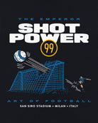 AOF Shot Power 99 Tee | Black Graphic T-shirt | Art of Football