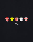 ART OF x Sunderland Printed Classics Tee | Black Football T-shirt