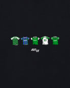 ART OF x Hibernian Printed Classics Tee | Black Football T-shirt