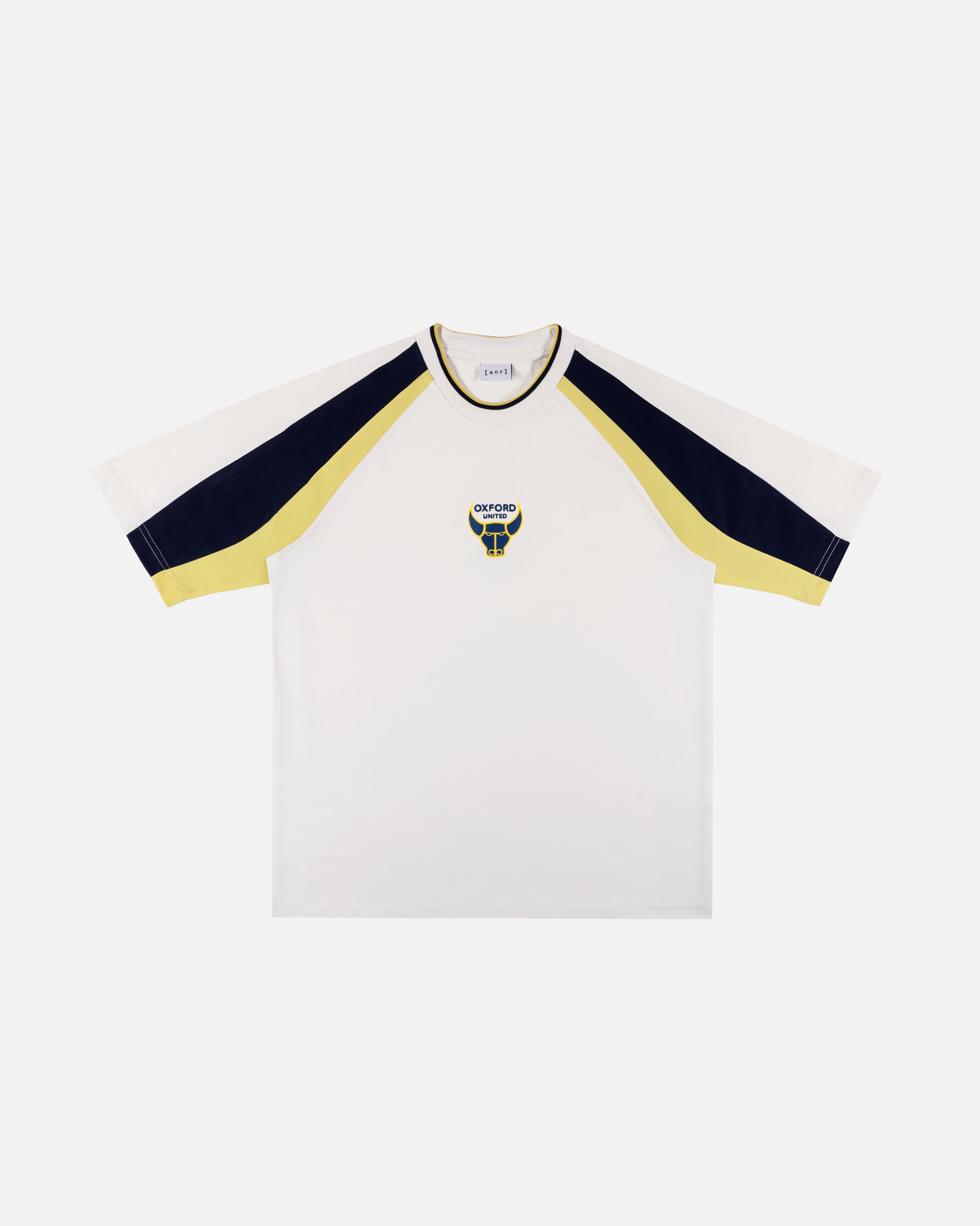 AOF x Oxford 90s Oversized Panelled T-shirt | Art of Football