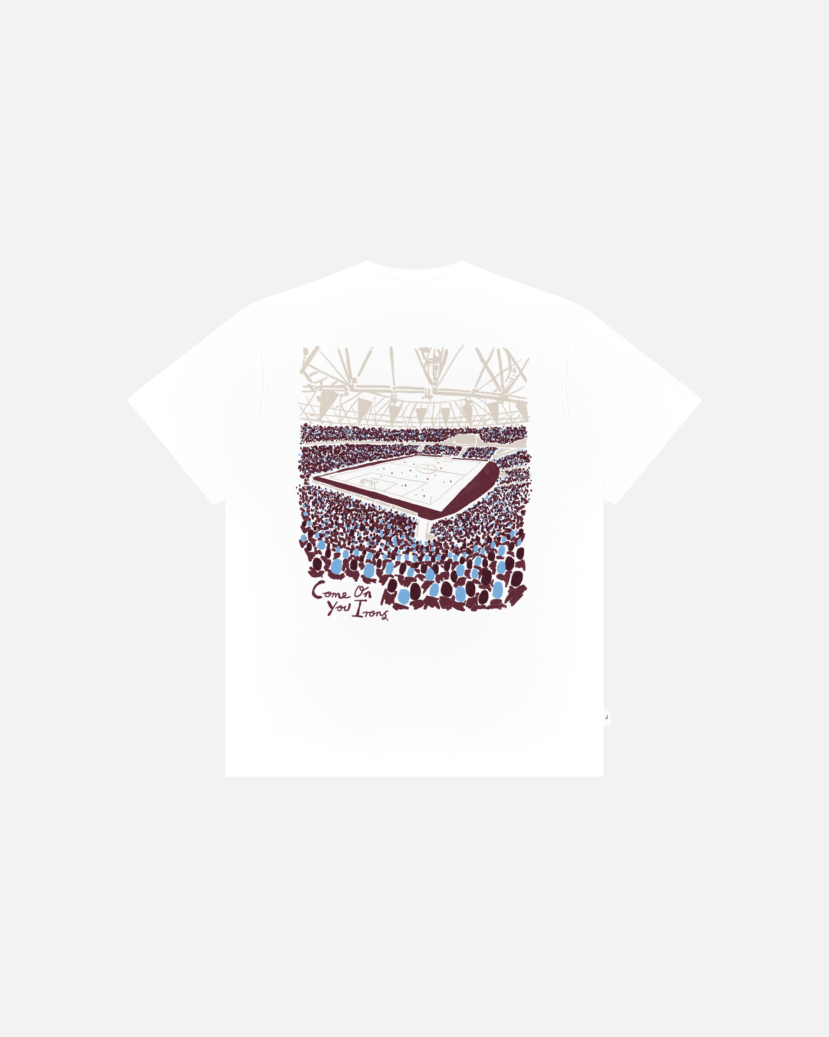 ART OF x  West Ham Twelfth Man Tee | White Graphic Football T-shirt
