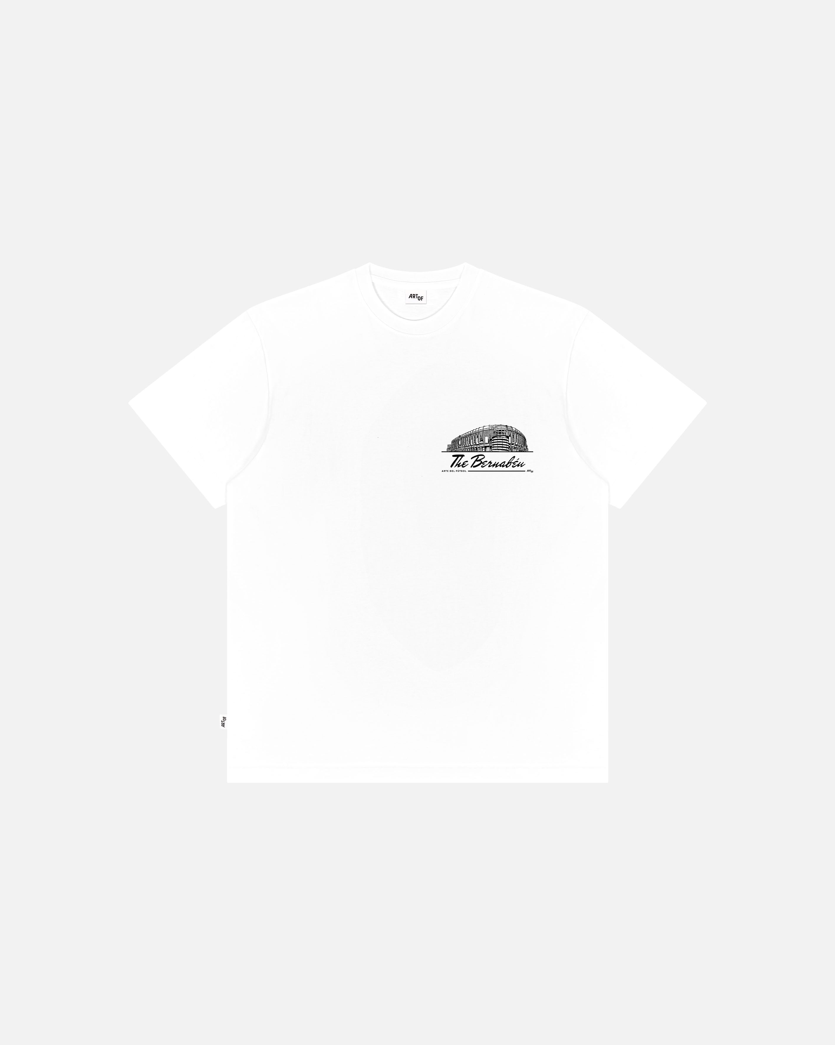 ART OF The Bernabéu Tee | White Graphic Football T-shirt