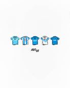 ART OF x Napoli Printed Classics Tee | White Graphic Football T-shirt